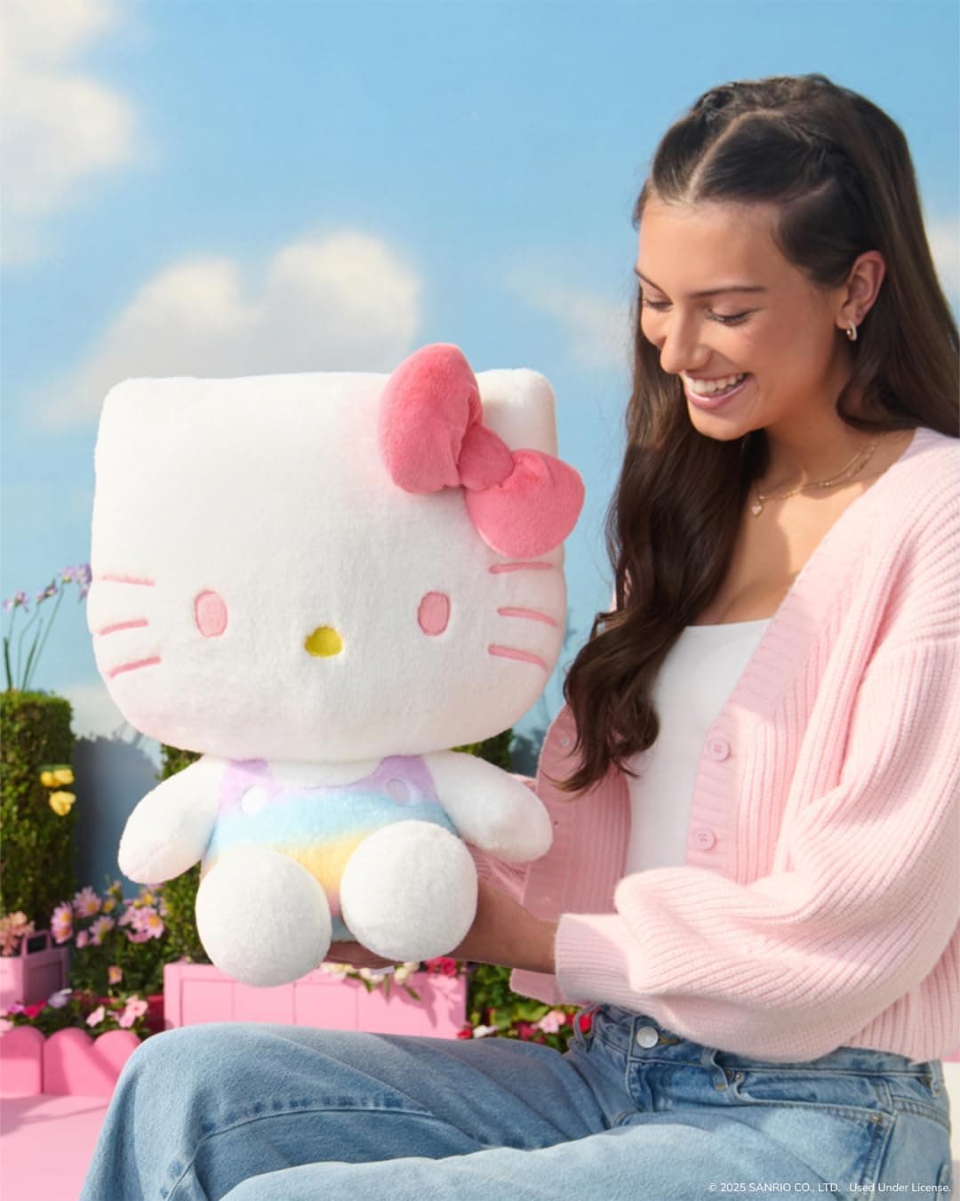 Jazwares Hello Kitty 24-inch Rainbow Plush 🧸
