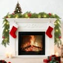 Thumbnail principal de JDKPK 6FT Cedar Garland Decor with Lights 🎄