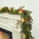 Thumbnail 1 de JDKPK 6FT Cedar Garland Decor with Lights 🎄