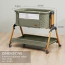 Thumbnail 6 de Jimglo 3-in-1 Baby Bassinet with Adjustable Height 🛏️