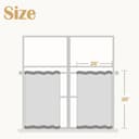 Thumbnail 6 de jinchan Striped Linen Kitchen Curtains 30" sage green curtains 🪟