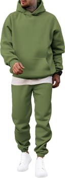 Thumbnail 1 de JMIERR Men's 2-Piece Hoodie Tracksuit Set 👕