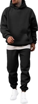 Thumbnail 4 de JMIERR Men's 2-Piece Hoodie Tracksuit Set 👕
