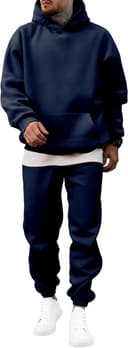 Thumbnail 6 de JMIERR Men's 2-Piece Hoodie Tracksuit Set 👕