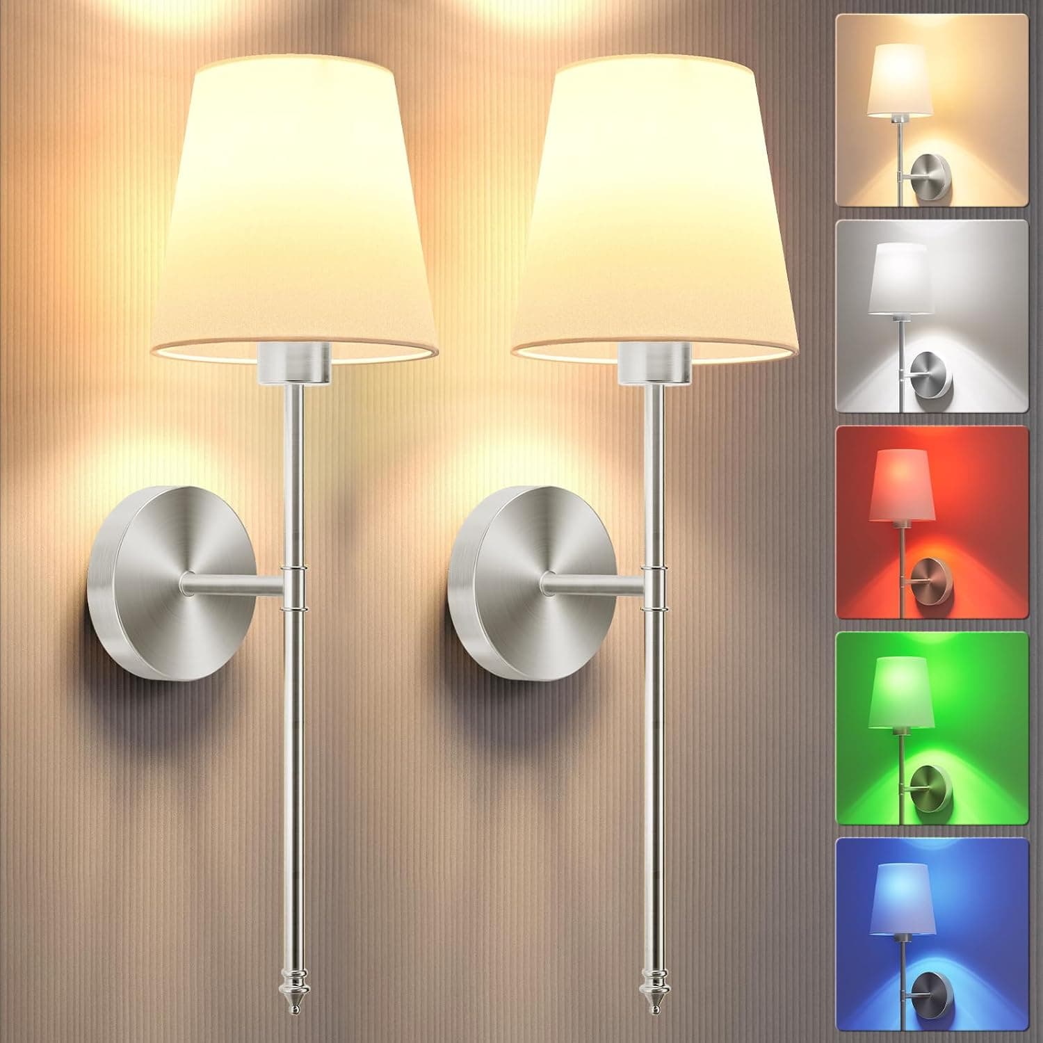 JOFIOS Battery Operated Wall Sconce 5200mAh 💡