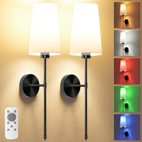 JOFIOS Wireless Battery Wall Sconces 5200 mAh 💡