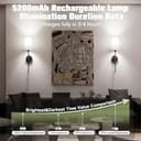 Thumbnail 4 de JOFIOS Wireless Battery Wall Sconces 5200 mAh 💡