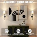 Thumbnail 5 de JOFIOS Wireless Battery Wall Sconces 5200 mAh 💡