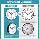 Thumbnail 4 de jomparis 12 Inch Wall Clock silent quartz wall clock 🕘