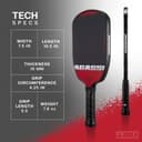 Thumbnail 1 de JOOLA Agassi Edge 16mm pickleball paddle 🏓