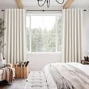 Thumbnail 1 de Jowels 90 Inch Linen Blackout Curtains 2 Panels 🪟