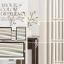 Thumbnail 5 de Jowels 90 Inch Linen Blackout Curtains 2 Panels 🪟