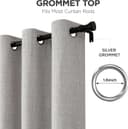 Thumbnail 4 de Joydeco 100% Blackout Curtains 84" 52"W 🪟