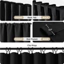 Thumbnail 3 de Joydeco 96-inch Blackout Curtains — 2 Panels 🪟