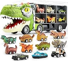 JOYIN 13-in-1 Dinosaur Truck with 12 Cars 🚚