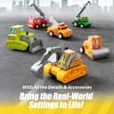 Thumbnail 3 de JOYIN 18-Piece Pull-Back City Toy Cars set 🚗