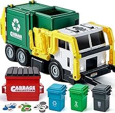 JOYIN Large Friction Powered Garbage Truck Toy set for kids 🚚