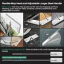 Thumbnail 6 de JOYMOOP Floor Cleaning Kit with Wet&Dry Mop 🧽