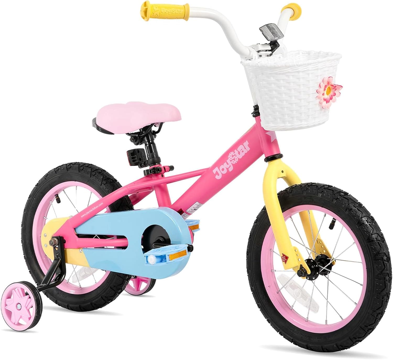 JOYSTAR 12‑inch Rainbow Kids Bike with Training Wheels 🚲