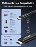 Thumbnail 3 de JSAUX USB C to HDMI Cable 10ft 4K@60Hz 📺