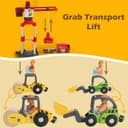 Thumbnail 2 de JugueteLand 104-Piece Wooden Train Set for Toddlers 🚂