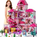 Thumbnail principal de JUKUDAHU Villa Playset 4-Story Dollhouse 🧸