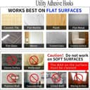 Thumbnail 4 de Jwxstore 24 Pack Adhesive Hooks 33lb max 🏠