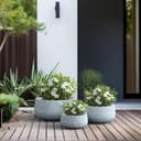 Thumbnail 5 de Kante Concrete Planters Set of 3, 19.6" 🌱