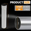 Thumbnail 1 de A-KARCK Exhaust 45° Tube 3.5" OD mandrel bend pipe 🚗