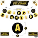 Thumbnail 1 de KatchOn Shiny Happy New Year Banner 10 ft 🎉