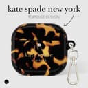 Thumbnail 1 de kate spade new york AirPods 4 Protective Case — Transparent Tortoise 🎧