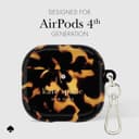 Thumbnail 4 de kate spade new york AirPods 4 Protective Case — Transparent Tortoise 🎧