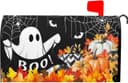 Thumbnail principal de Kawani Halloween Ghost Pumpkin Mailbox Cover 21x18 in 📦