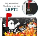 Thumbnail 1 de Kawani Halloween Ghost Pumpkin Mailbox Cover 21x18 in 📦
