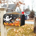 Thumbnail 6 de Kawani Halloween Ghost Pumpkin Mailbox Cover 21x18 in 📦