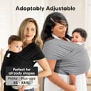 Thumbnail 3 de KeaBabies Baby Wrap Carrier Newborn to Toddler 1 👶