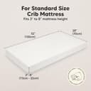 Thumbnail 1 de KeaBabies 2-Pack Crib Sheets ⌚