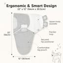 Thumbnail 1 de KeaBabies 3-Pack Organic Sleep Sacks ⚙️