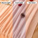 Thumbnail 6 de Keketoarrange 120‑inch pink gauze table runner 📍