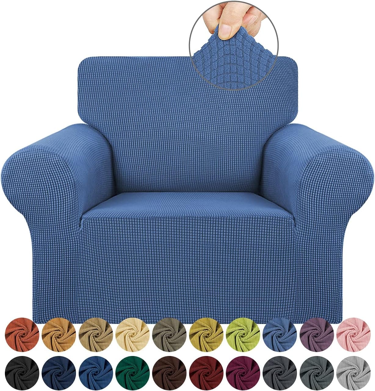 KEKUOU Stretch Single Sofa Slipcover 31–55" Couch Cover 🛋️