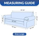 Thumbnail 3 de KEKUOU Stretch Sofa Cover 78"-94" 🛋️