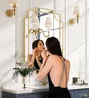 Thumbnail 2 de Kelly Miller Gold Bathroom Mirror 24" x 36" 🪞