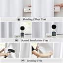 Thumbnail 5 de KEQIAOSUOCAI Linen Doorway Curtains 80" 🏠