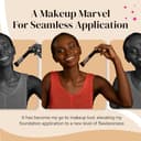 Thumbnail 5 de KESHIMA Flat Top Kabuki Brush 1.2" diameter 🪞