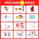 Thumbnail 4 de Kids Cooking Set Real Baking Utensils — Junior Chef Kit 🍳