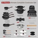 Thumbnail 1 de Kikcoin 31-Piece Nonstick Cookware Set ⌚