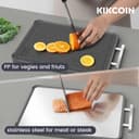 Thumbnail 4 de Kikcoin Double-Sided Stainless Steel Cutting Board 🧑🍳