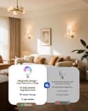 Thumbnail 2 de KINDEEP Wall Sconce Set of 2 rechargeable RGB lights 🔆