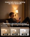 Thumbnail 3 de KINDEEP Wall Sconce Set of 2 rechargeable RGB lights 🔆