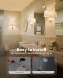 Thumbnail 4 de KINDEEP Wall Sconce Set of 2 rechargeable RGB lights 🔆